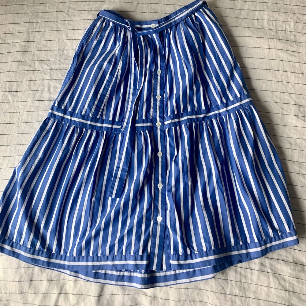 JCREW Cotton Stripped Skirt